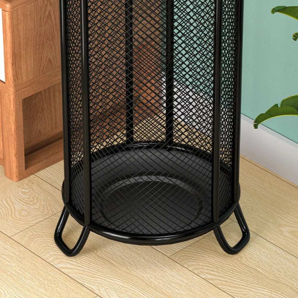 Metal Umbrella Stand with Drainage – Modern Entryway Organizer Umbrella Stand HIP