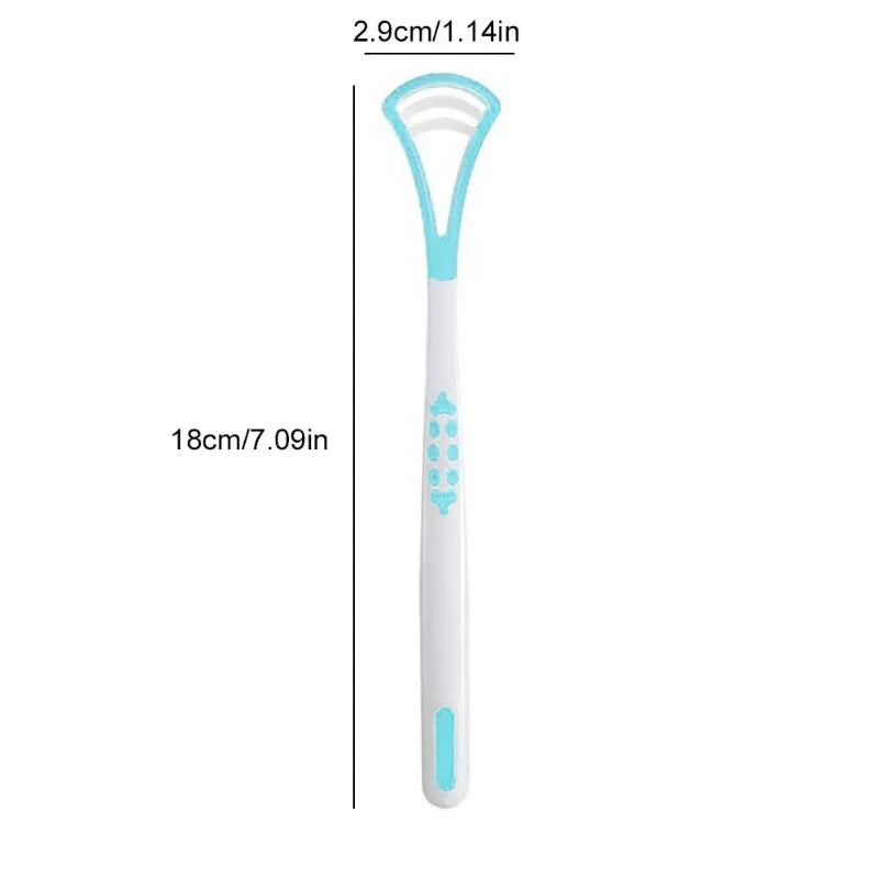 Silicone Tongue Scraper & Brush – Fresh Breath Oral Care Set Tongue Scraper HIP