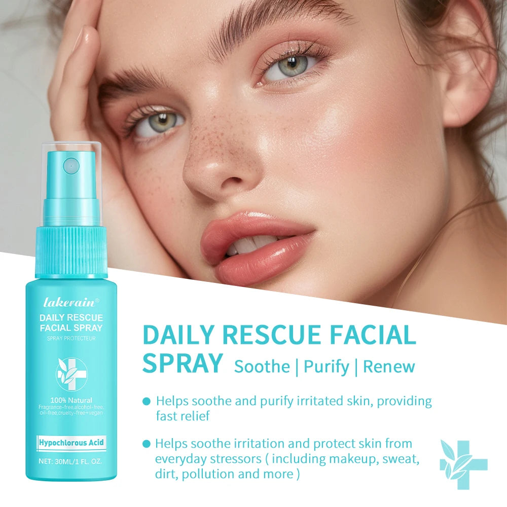 PH Balancing Toner Daily Rescue Facial Spray for Sensitive Skin Hypochlorous Acid Spray Helps Reduce Redness Breakouts Soothing HIP