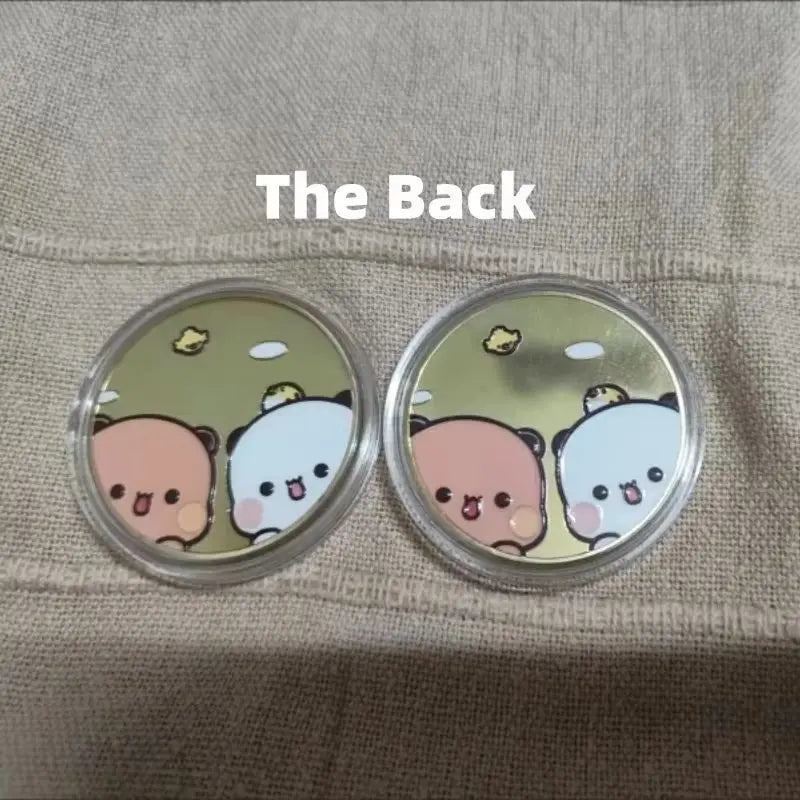 Panda Bubu & Yier Commemorative Collector's Coin Gift Collectible Coin HIP
