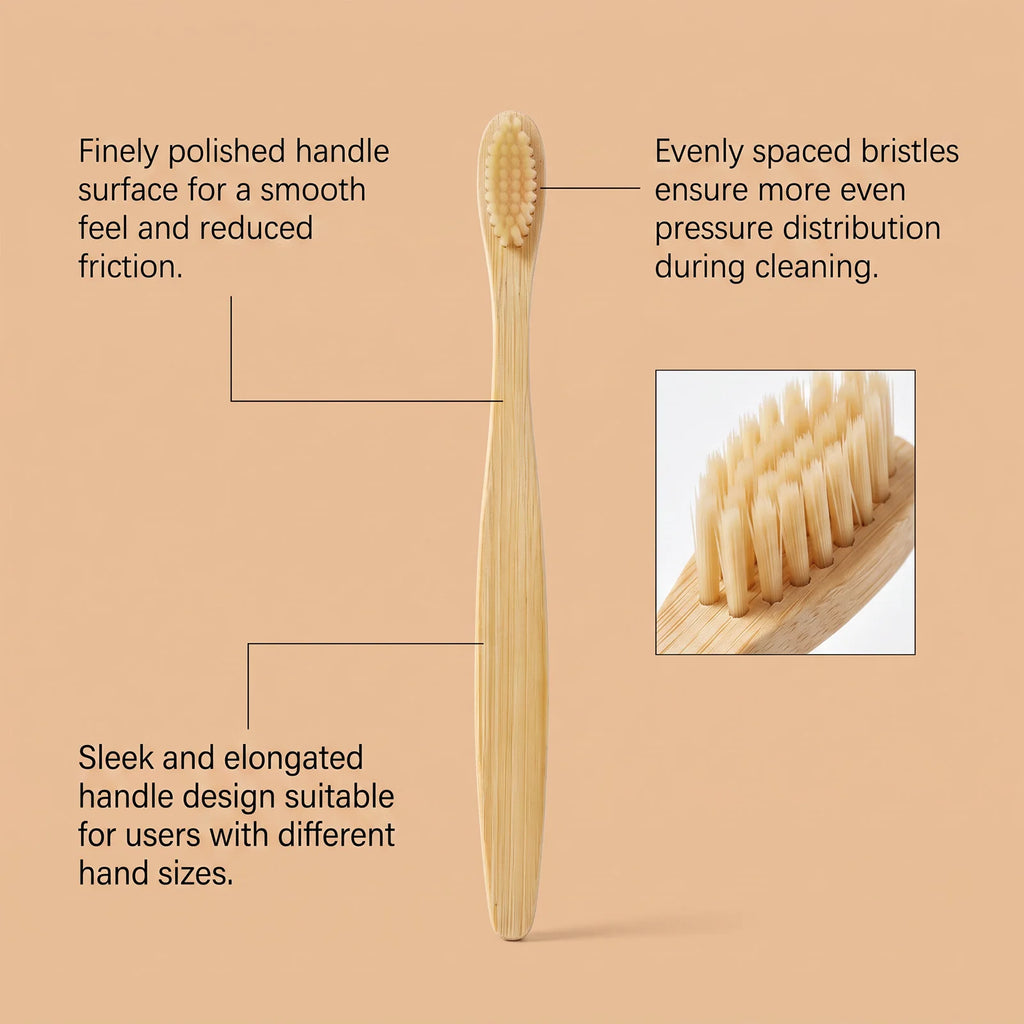 Mint Tooth Cleaning Powder & Bamboo Toothbrush Set – 50g Oral Care Set HIP