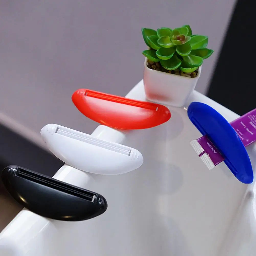 1/5/10pcs Toothpaste Squeezer Manual Toothpaste Dispenser Cream Tube Squeezer Bathroom Squeeze Paste Extruding Squeezing Clip HIP