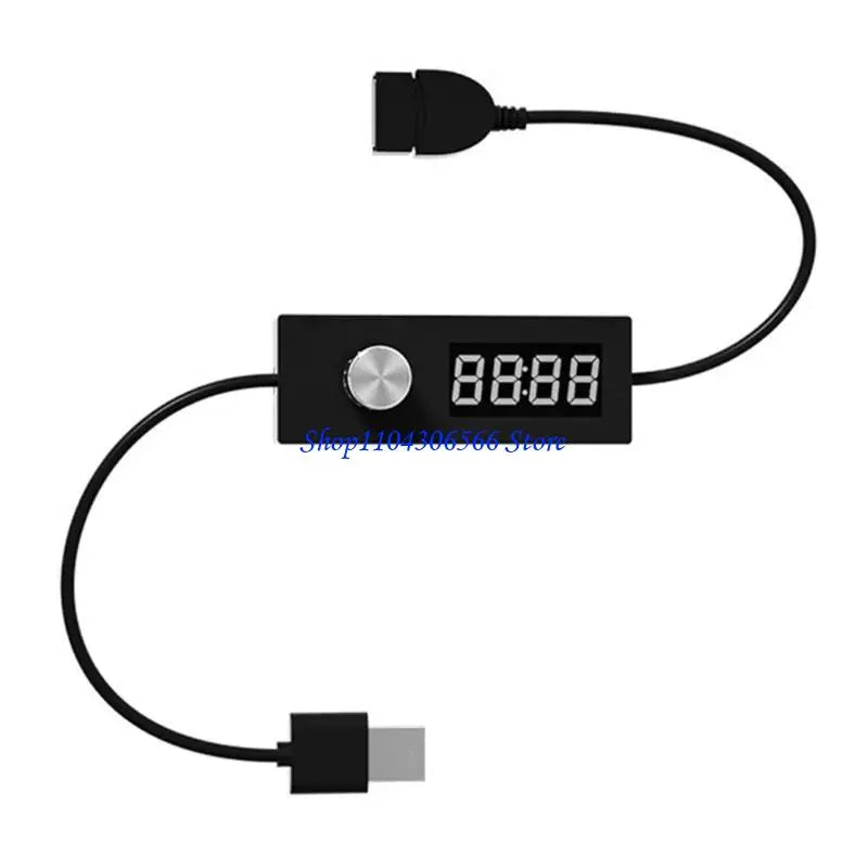 USB Countdown Timer Cable with Auto Shut-Off | 5V 2A USB Timer Cable HIP CN