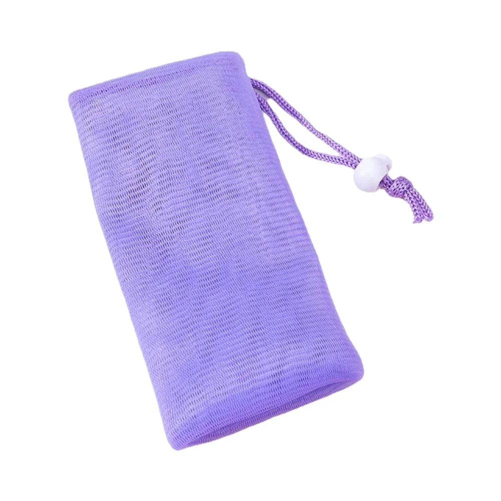 Mesh Shower Bubble Foam Net High Elasticity Mesh Soap Foaming Bag for Shower Gel Shampoo Foaming Mesh HIP