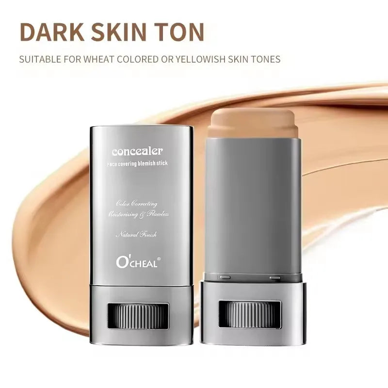 Face Foundation Contour Stick Long Lasting Waterproof Brighten Skin Concealer Pen Nose Contour Cream Contouring Beauty Makeup HIP 05DARK SKIN TON China Mainland