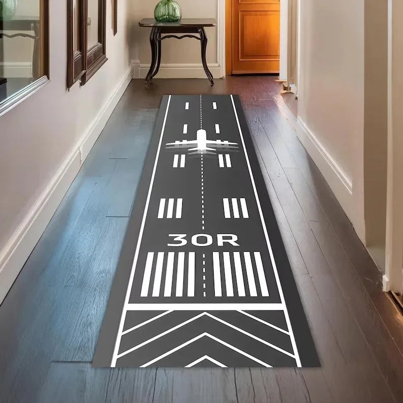 Anti-Slip Polyester Kitchen Hallway Rug – Soft Long Strip Anti-Slip Area Rug HIP 3 50X150cm-Felt