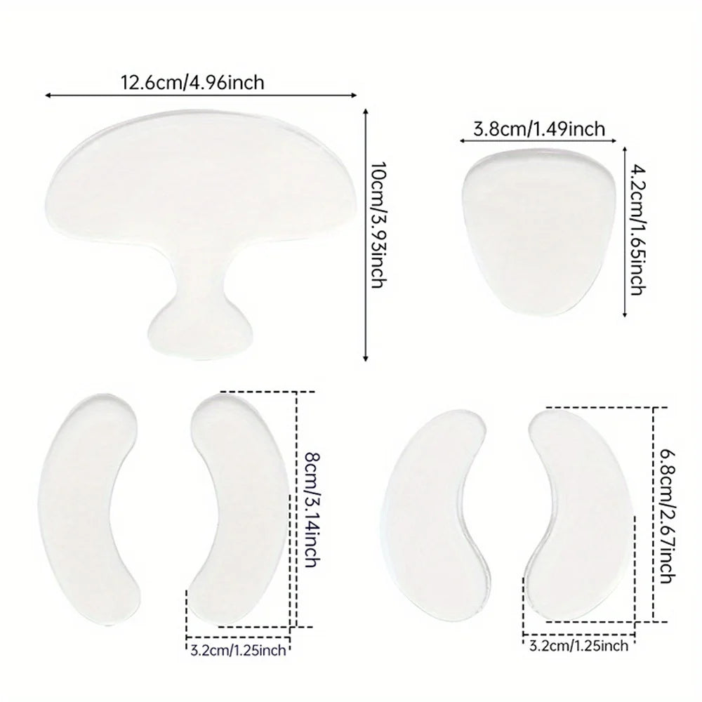 Reusable Silicone Anti-Wrinkle Face Patches – Forehead & Eye Anti-Wrinkle Face Patches HIP
