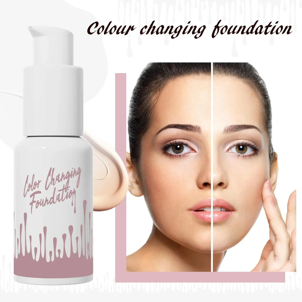 Hello Kiss Color-Changing Liquid Foundation – Oil Control Liquid Foundation HIP