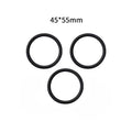 Magnetic Metal Plate Ring for MagSafe & Car Mount | 1–5 Pack Phone Mount Accessory HIP 3PCS Black