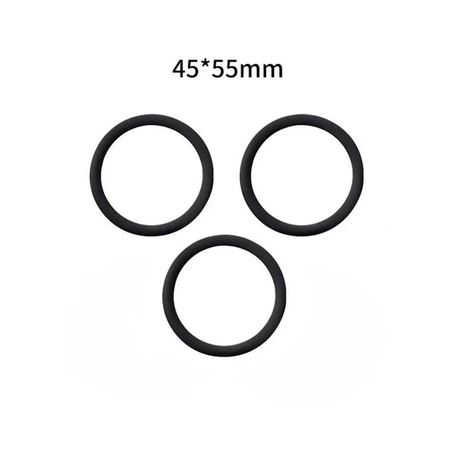 Magnetic Metal Plate Ring for MagSafe & Car Mount | 1–5 Pack Phone Mount Accessory HIP 3PCS Black