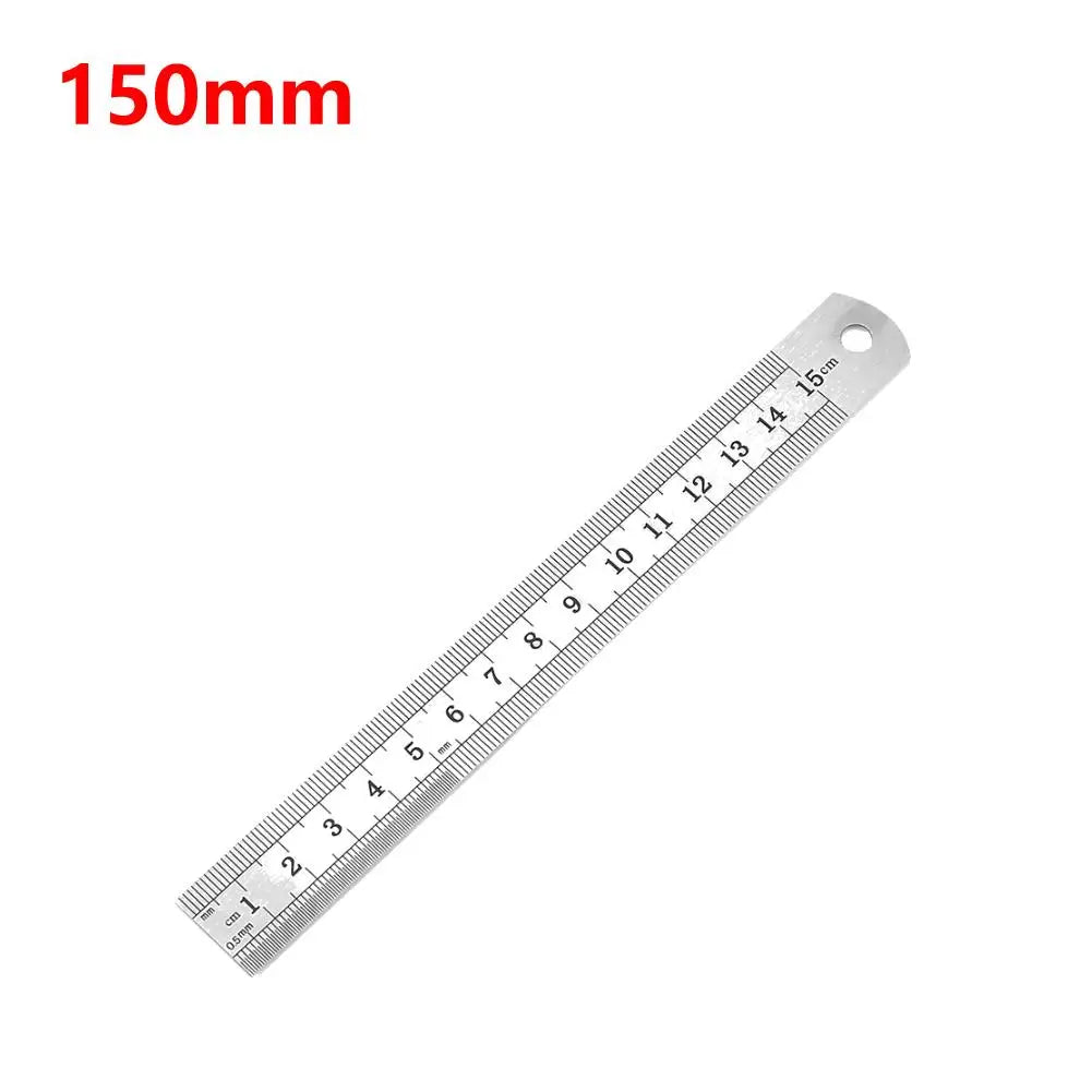 Double-Sided Stainless Steel Ruler – Precision Drafting Tool Stainless Steel Ruler HIP 150mm