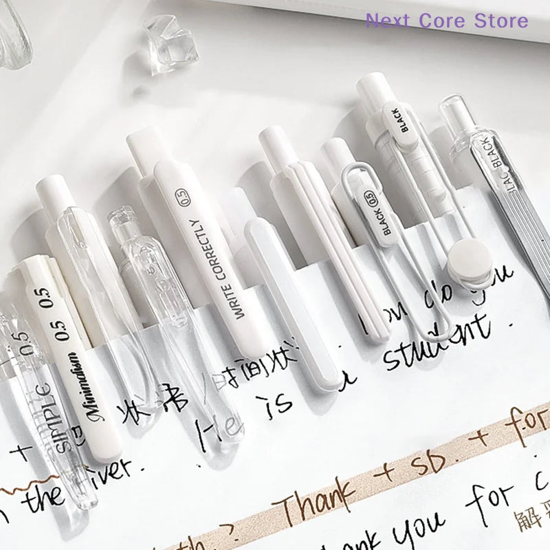 5-Piece Quick-Dry Gel Pen Set – Smooth Student & Office Pens Gel Pen Set HIP
