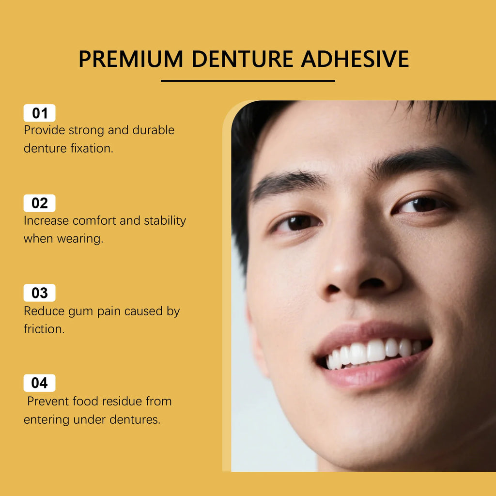 Denture Adhesive Cream – Long-Lasting Secure Hold | 68g Denture Adhesive Cream HIP