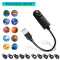 USB Projector Night Light LED Christmas Halloween Moon Lamp Holiday Ornaments For Ceiling Wall Atmosphere Mood Light Room Decor HIP 10 Films Planet