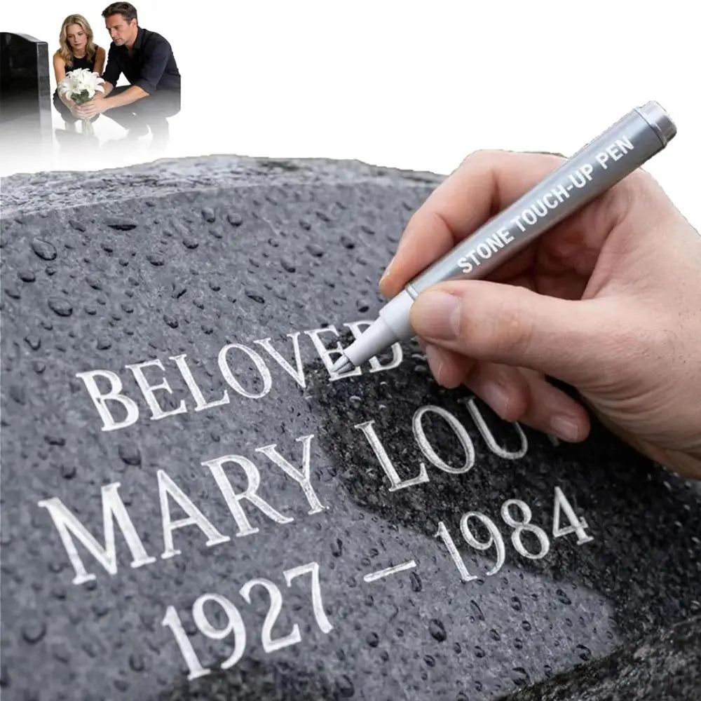 Gold Gravestone Marker Pen – Waterproof, Fine Tip, Quick-Dry Specialty Marker Pen HIP
