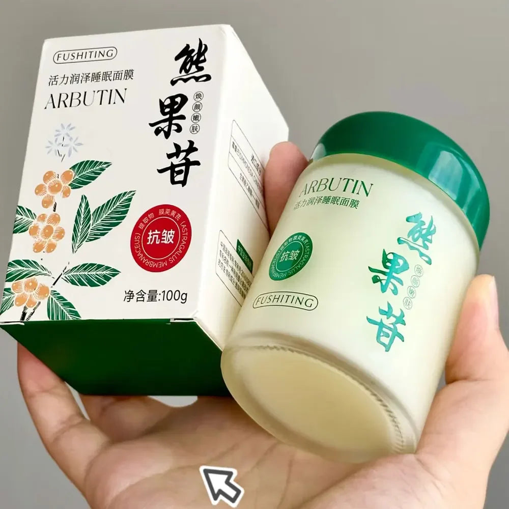 Arbutin Overnight Sleeping Face Mask – Deep Hydration 100g Sleeping Face Mask HIP