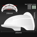 Universal Outdoor Camera Sun Rain Shield Cover – ABS Camera Weather Shield HIP white