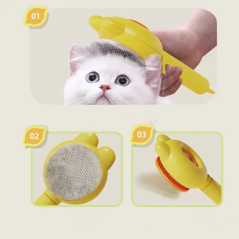 Rabbit Ear Cat Comb – Pet Hair Removal & Grooming Brush Pet Grooming Comb HIP