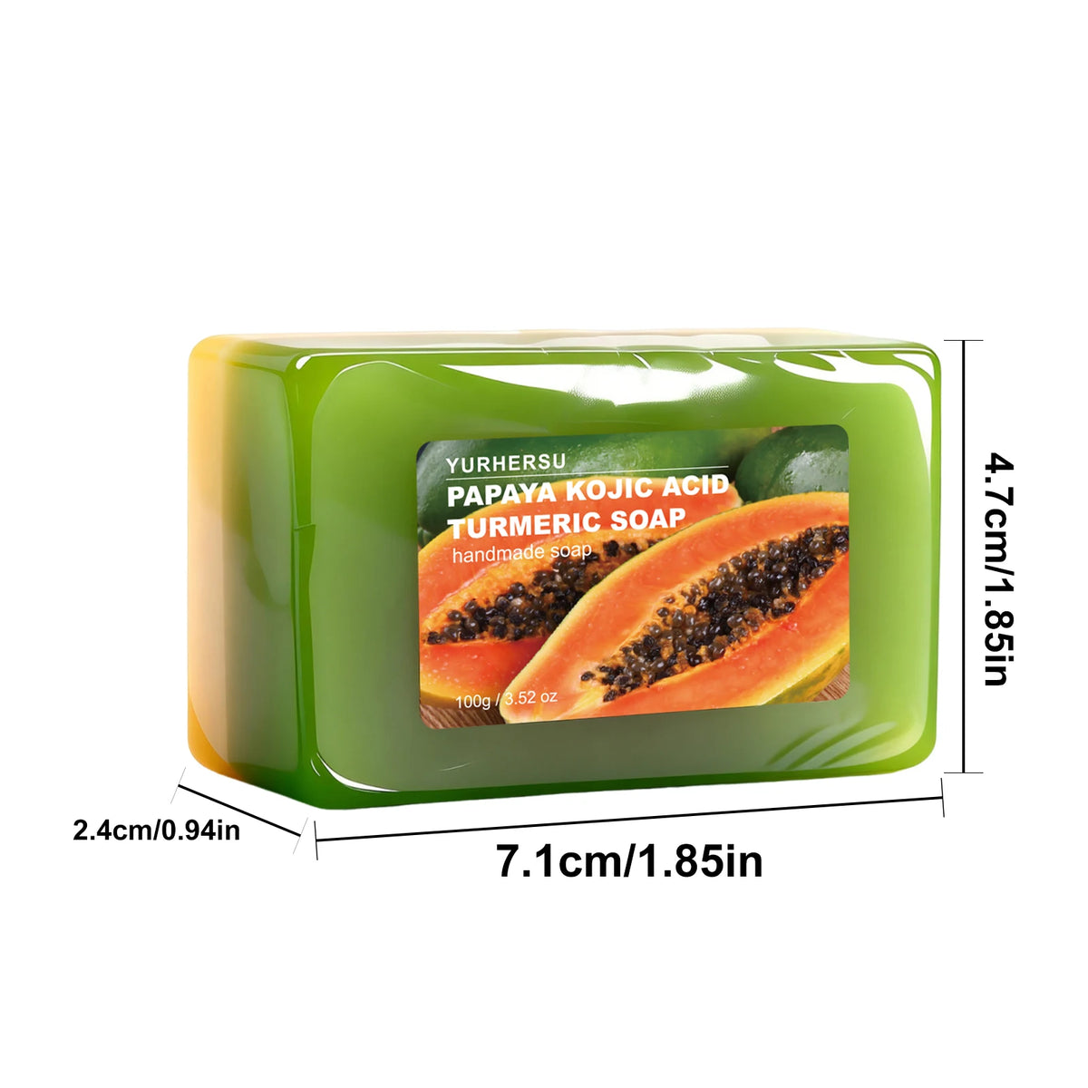 Papaya Essential Oil Handmade Soap – Brighten & Hydrate Handmade Soap Bar HIP