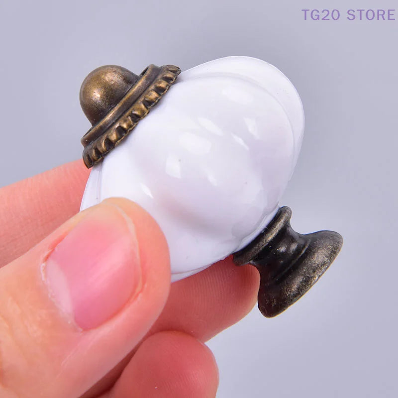 10-Pack Vintage Pumpkin Drawer Knobs – Alloy Cabinet Pulls Cabinet Drawer Knobs HIP