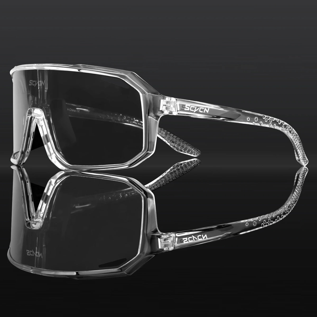 SCVCN UV400 Cycling Sunglasses – Unisex Sports Eyewear Sports Cycling Sunglasses HIP DZ-S62-B-34 1lens-no box