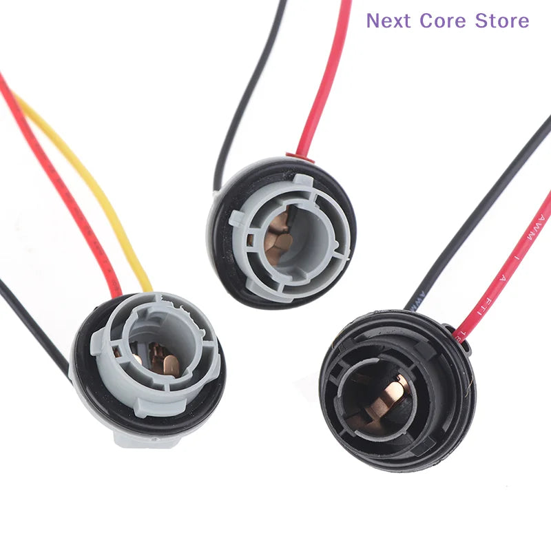 2-Pack 1156 1157 BAY15D Bulb Socket Adapter – DC 12V Bulb Socket Adapter HIP