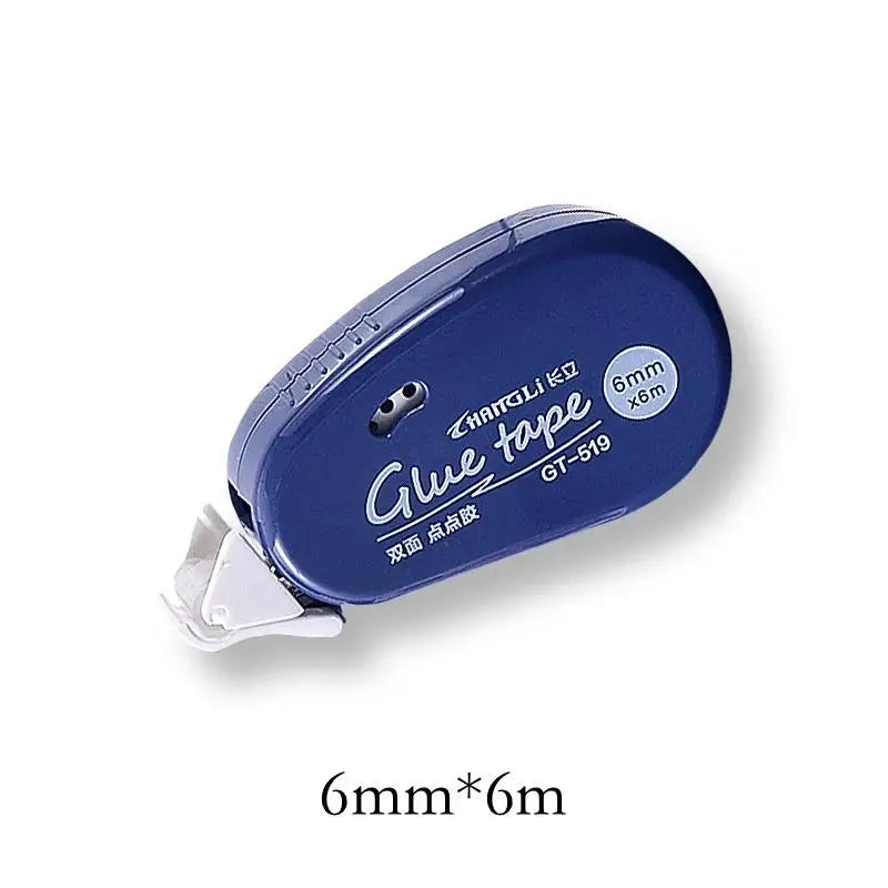 6m x 8mm Double-Sided PET Tape – Crafts, School & Office Double-Sided Tape HIP Blue