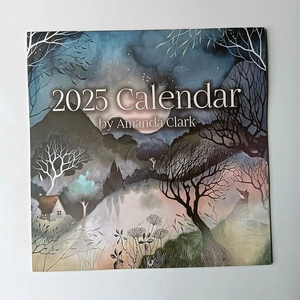 2025 Forest Fairy Tale Wall Calendar – Moon Phase Planner Wall Calendar HIP