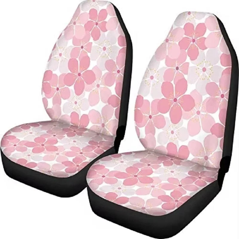 Cherry Blossom Car Seat Covers – 2 Front Bucket Seats Universal Car Seat Covers HIP