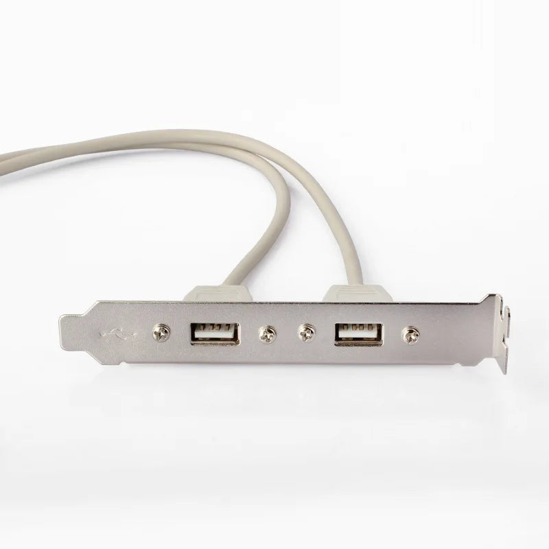 OULLX USB 2.0 9-Pin Motherboard Expansion Bracket Cable Adapter USB Expansion Adapter HIP