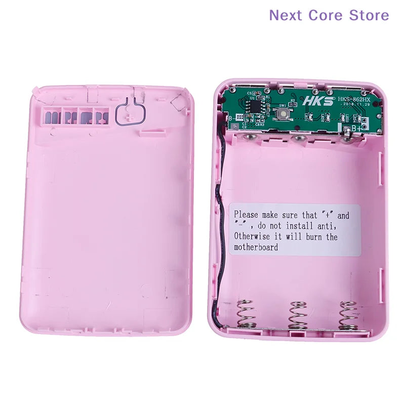 DIY Power Bank Case – 3x 18650 Battery Box with 3 USB Ports Power Bank Case HIP