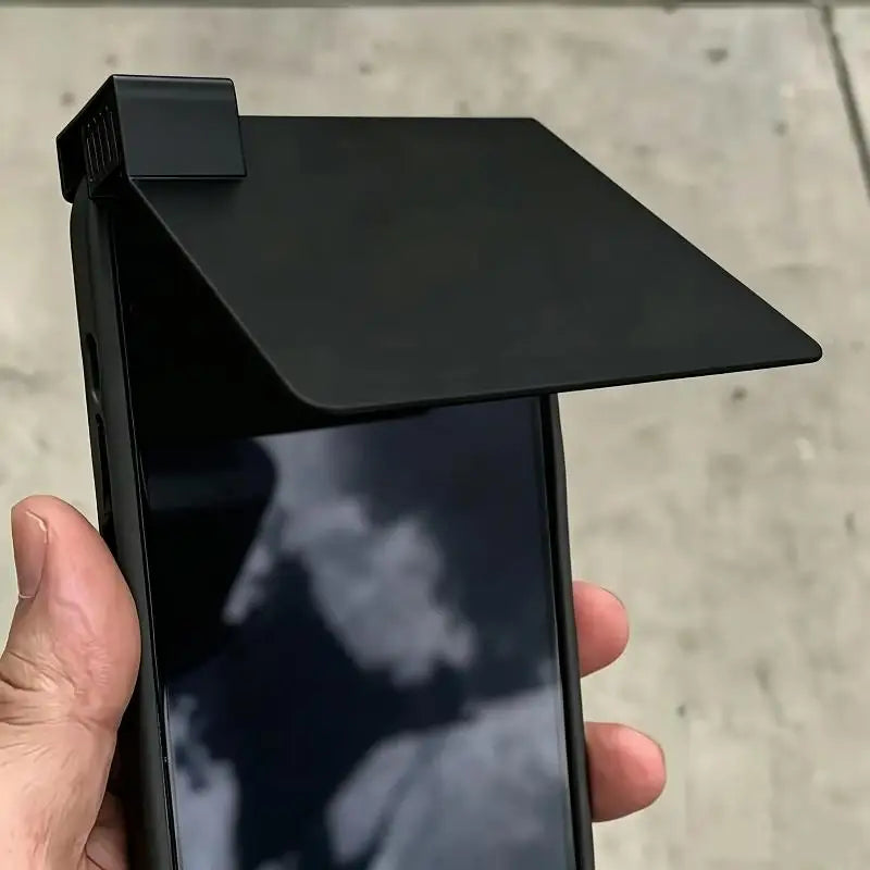 Universal Phone Sun Shade Clip – Anti-Glare Screen Visor Phone Screen Visor HIP Black no