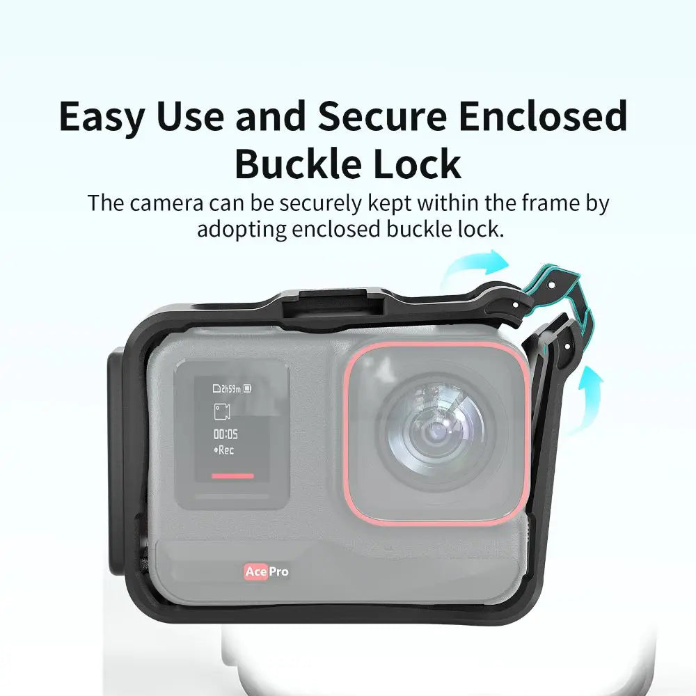 ABS Protective Cage Case for Insta360 Ace & Ace Pro Action Camera Cage HIP