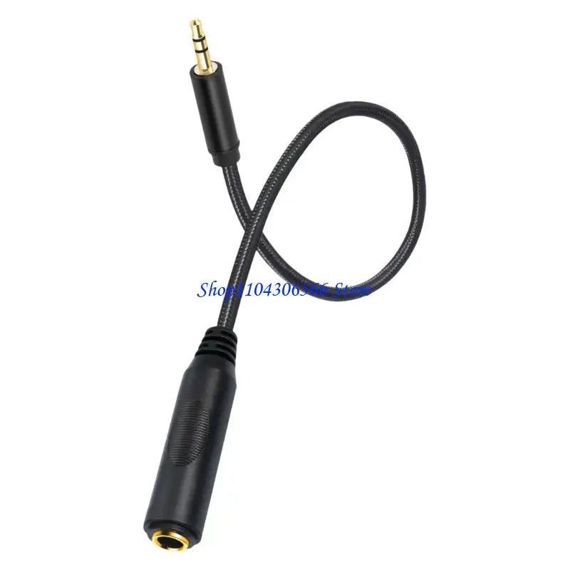 Braided 3.5mm to 6.35mm Stereo Audio Extension Cable Audio Extension Cable HIP 30cm CN