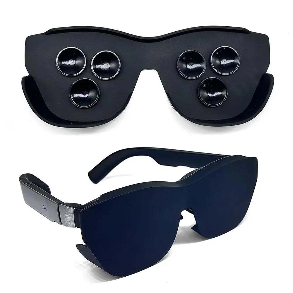 AI VR Glasses Lens Cover Dustproof Anti Scratch Protector Cap Headset Accessories Black Silicone Shade Mask Cover HIP