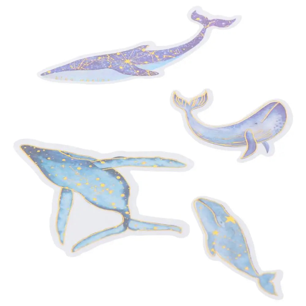 60-Pc Washi Paper Marine Life Stickers – DIY Craft Decor Decorative Washi Stickers HIP