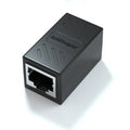 OULLX RJ45 Female to Female Ethernet Coupler – CAT5 CAT6 Network Coupler Adapter HIP black