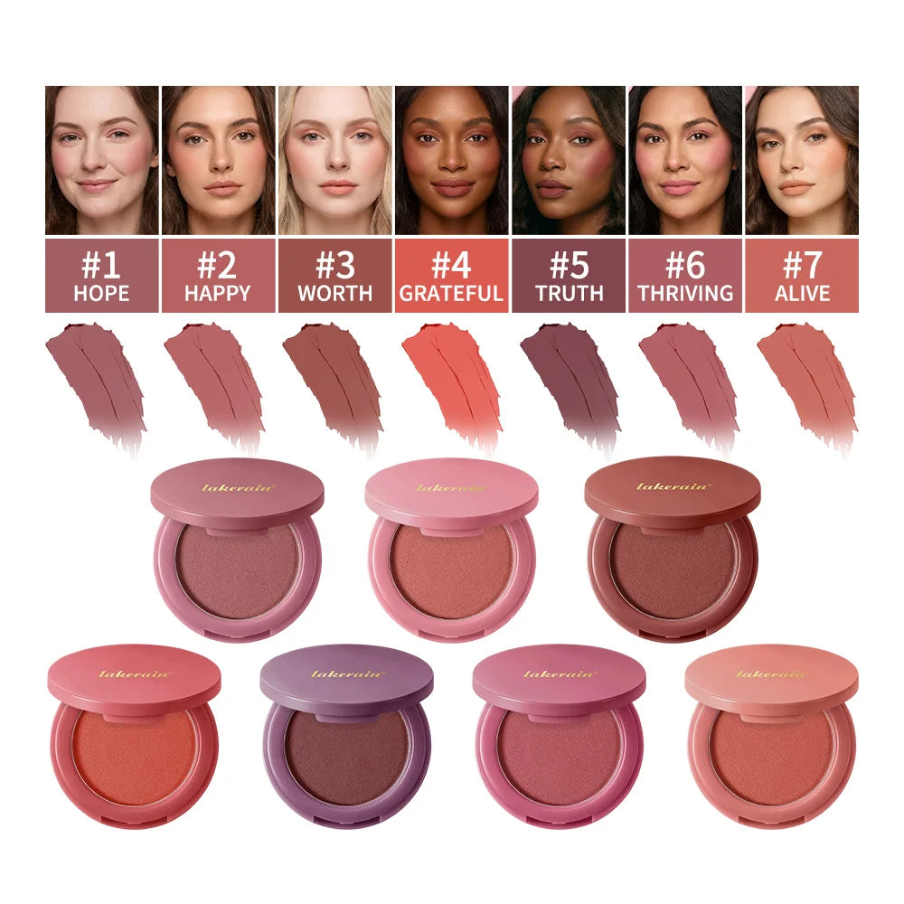 Soft Poke Matte Bouncy Blush Long-lasting Tint Velvety Matte Blush Moisturizer Lightweight Soft Pinch Liquid Blush Airy Cosmetic HIP