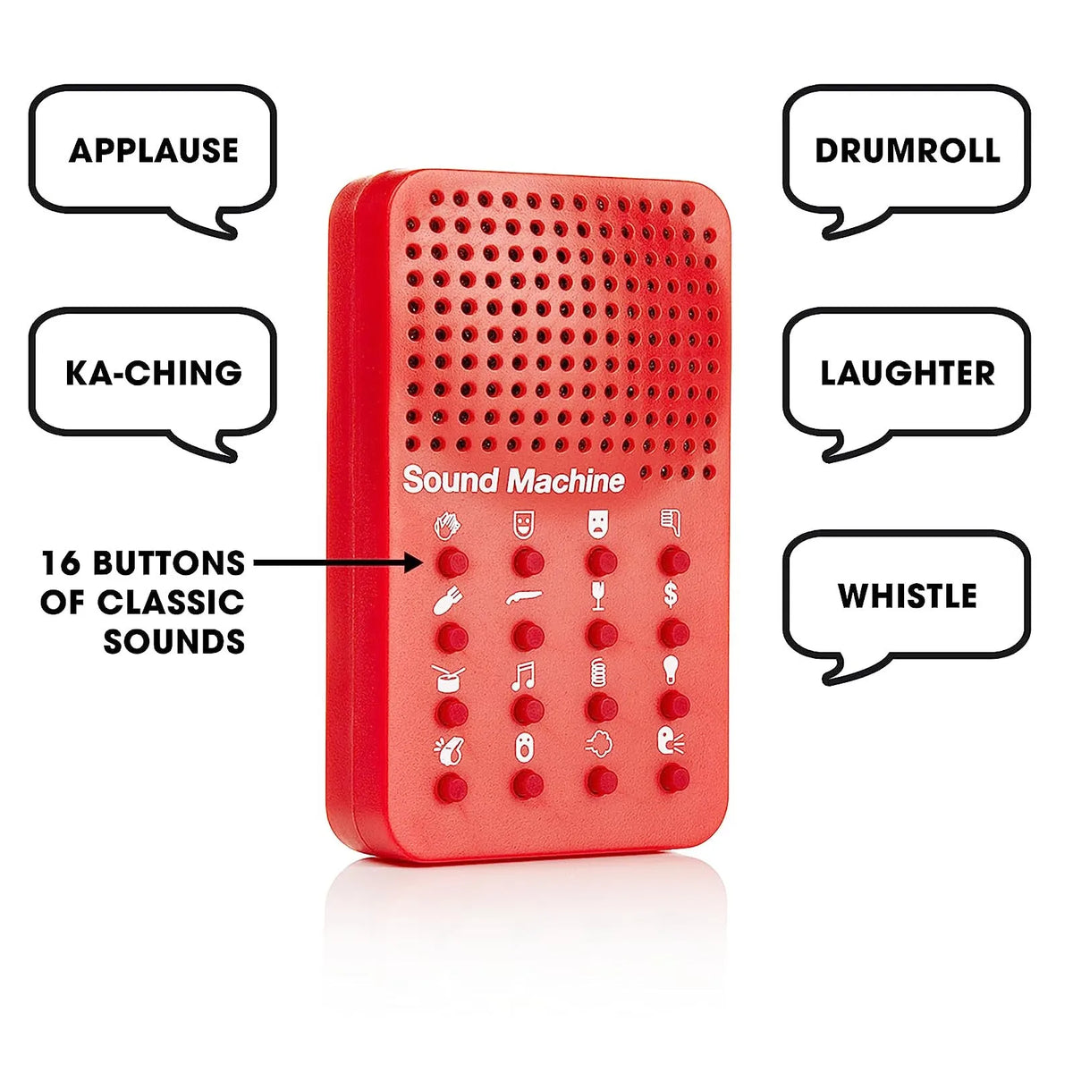 Funny Sound Machine Compact Funny Sound Effects Machine Entertaining 16 Sound Effects Electronic for Neighbor for Daily Life HIP