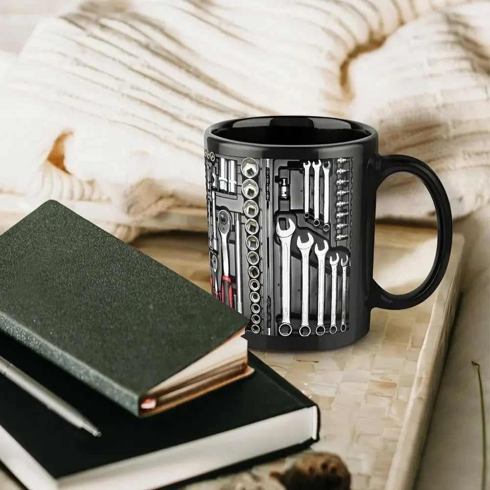 Mechanic Toolbox Coffee Mug – 325ml Ceramic Wrench Gift Novelty Coffee Mug HIP