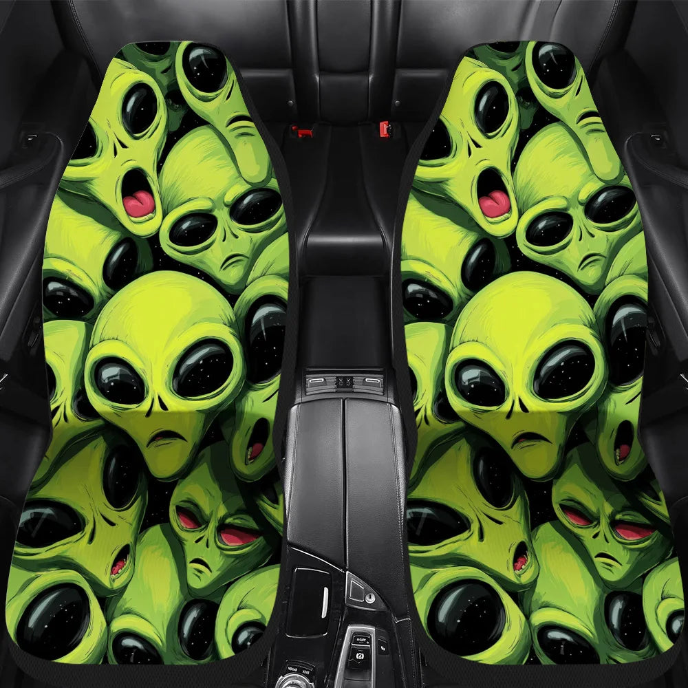 2-Pack Halloween Alien Car Seat Covers – Universal Fit Car Seat Covers HIP