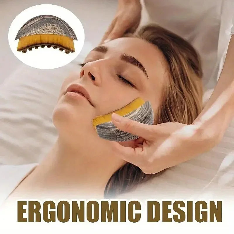 Lymphatic Contour Face Brush – Sculpting Drainage Massager Facial Massage Tool HIP