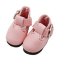 BJD Doll PU Leather Mini Princess Shoes 2.8cm – Multicolor Doll Accessories HIP Pink