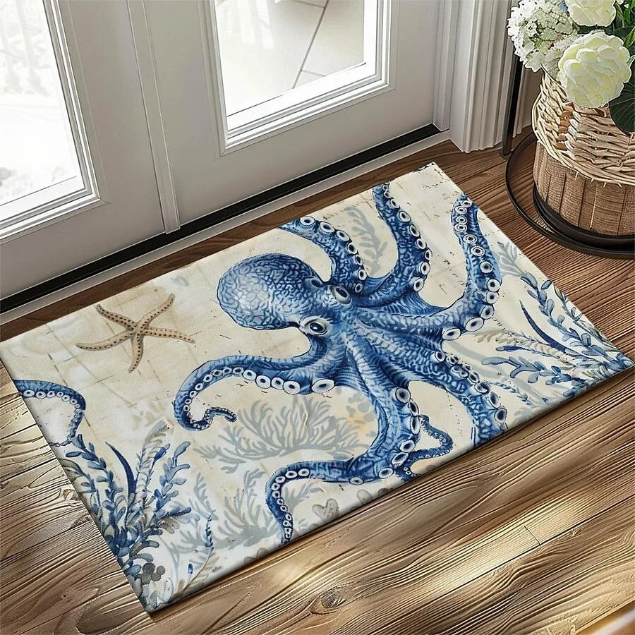 Sea Turtle Non-Slip Floor Mat – Indoor & Outdoor Area Rug Decorative Area Rug HIP 2 40x60cm-Felt
