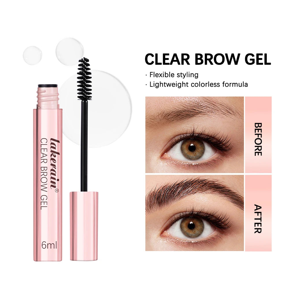 Clear Eyebrow Setting Gel Waterproof & Sweatproof Brow Coat Long-Lasting Non-Fading Transparent Brow Grooming Makeup HIP