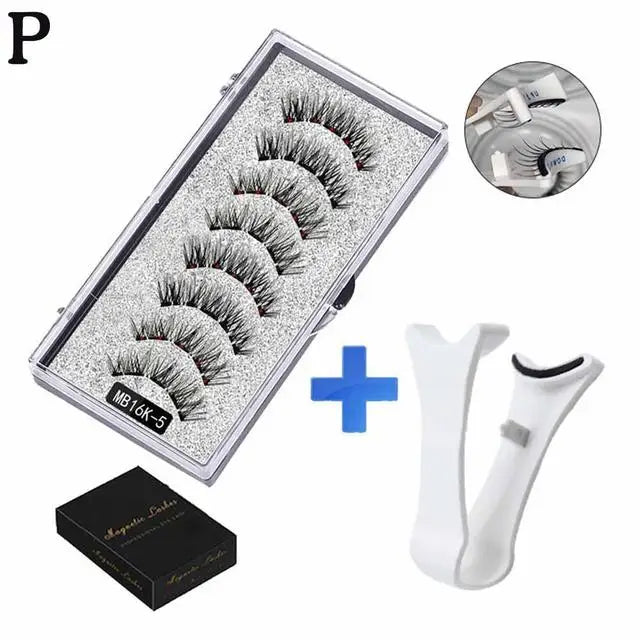 3D Magnetic Eyelashes Kit – Reusable Handmade False Lashes