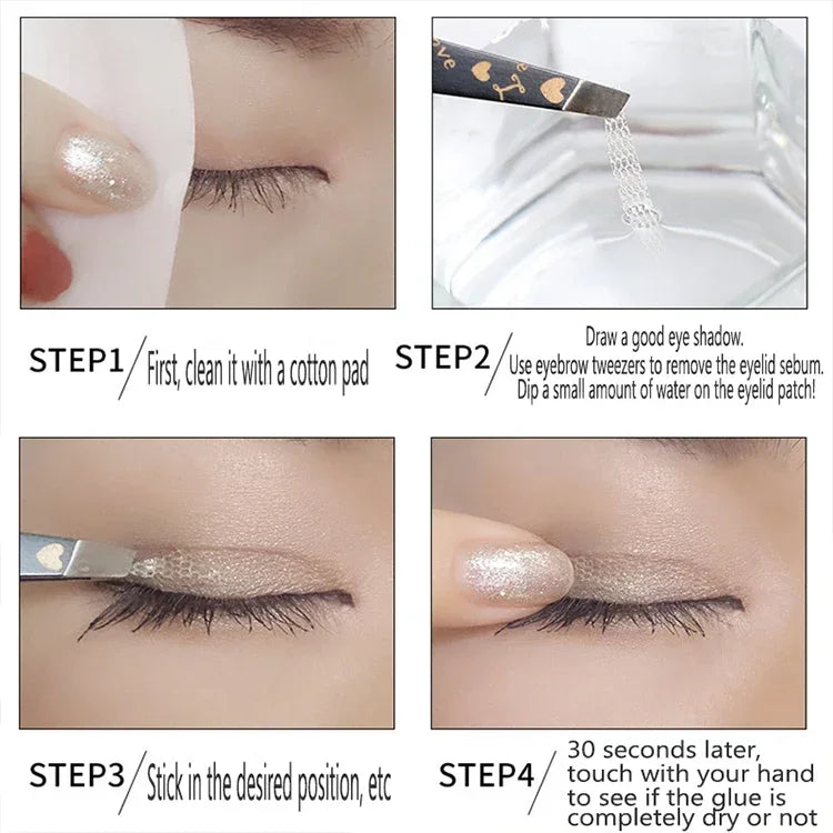 RUZOFO 360-Pc Invisible Double Eyelid Tape + Tweezers Eyelid Tape HIP