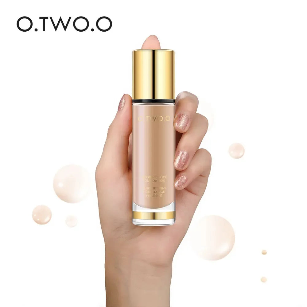 O.TWO.O Liquid Foundation – Waterproof, 8 Shades, 30ml Liquid Foundation HIP