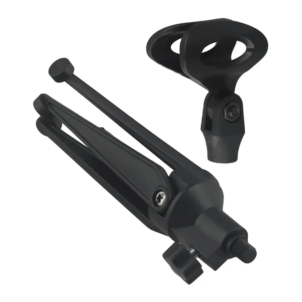 Mini Desktop Microphone Tripod Stand – Adjustable & Shockproof Microphone Stand HIP