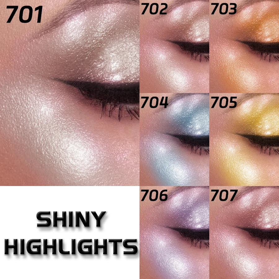 7-Color Diamond Liquid Highlighter Spray Waterproof High Gloss Glitter Body Bronzer Face Contour Makeup for Women Cosmetics HIP